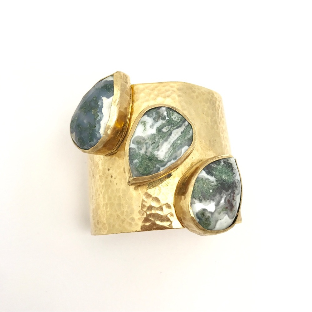 Feldspar Gold Cuff
